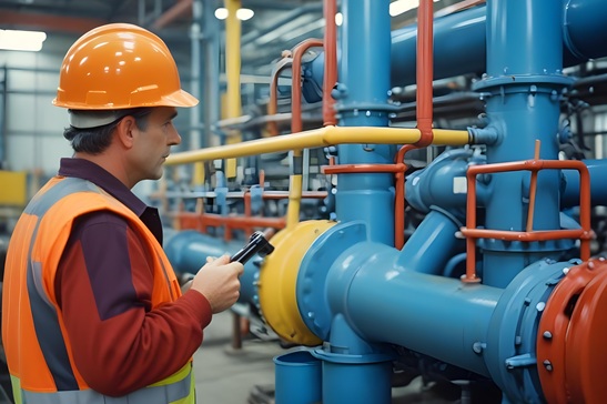 Commercial gas pipeline-connections for restaurants hotels